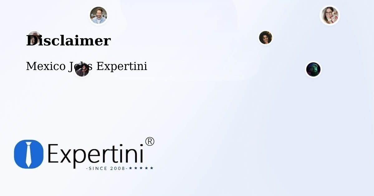 Disclaimer – Espinal - Mexico Jobs Expertini